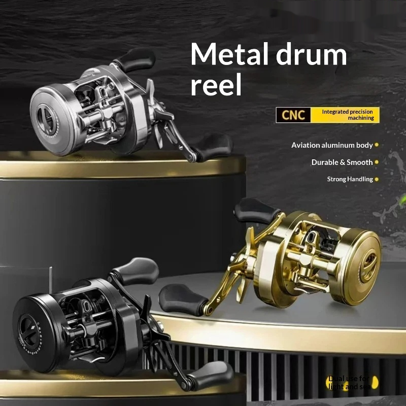 Trolling Reel - Moulinet de pêche à tambour entièrement